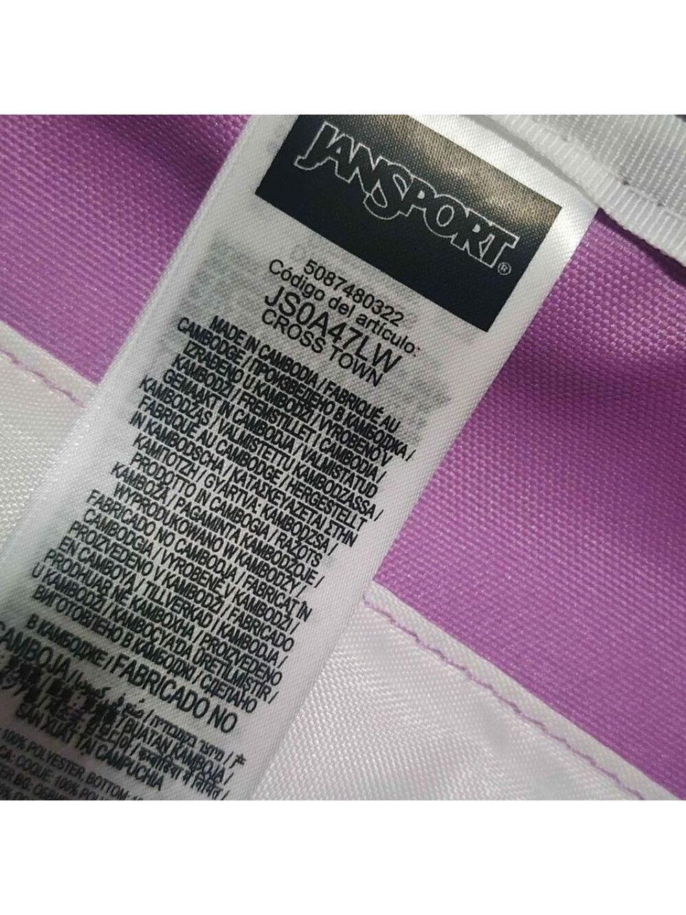 Brand New   Jansport Crosstown STATIC ROSE Bookbag - Picture 2 of 4